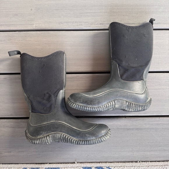 The Muck Boot Company Kids’ Hale Waterproof Boot Black Size 4 - Picture 2 of 7